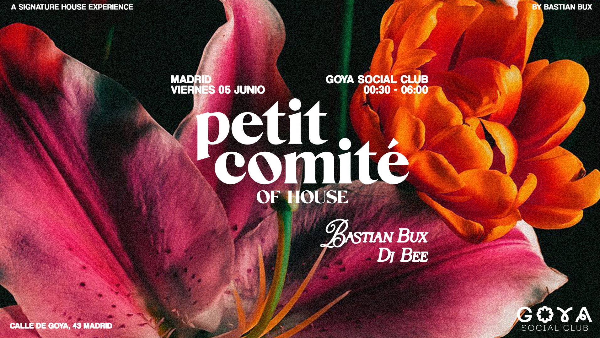 Petit Comité Madrid with Bastian Bux & Dj Bee