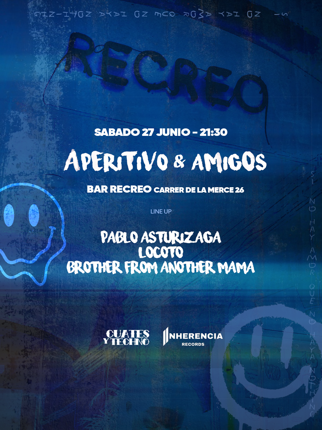 Cuates Y Techno X Aperitivo y Amigos