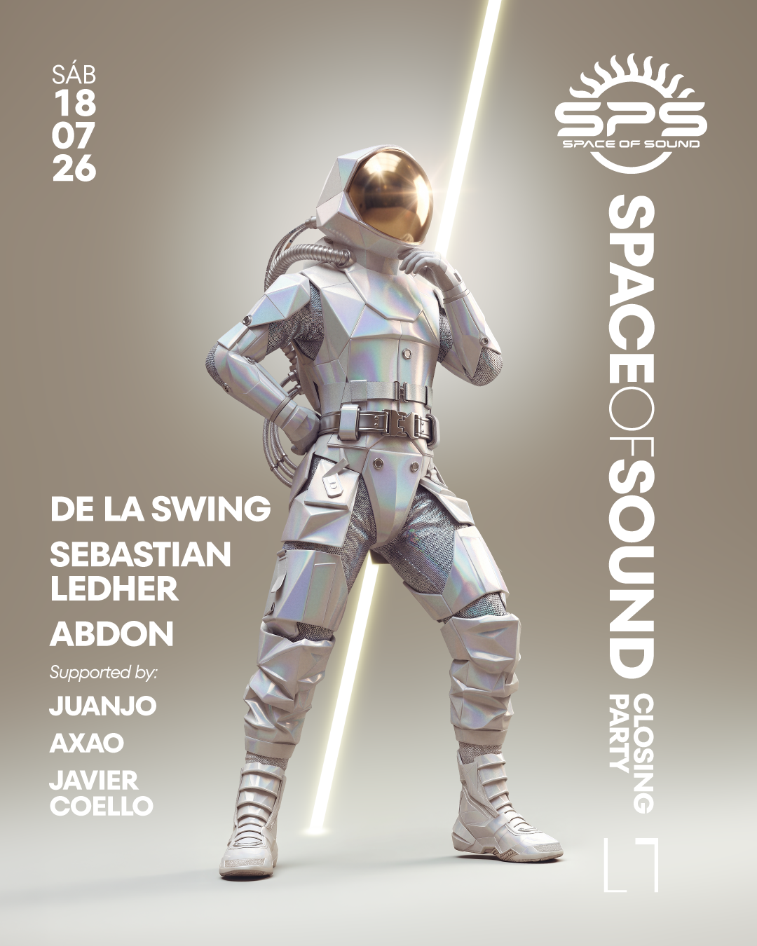 Space of Sound Closing Party with De La Swing + Sebastian Ledher + Abdon