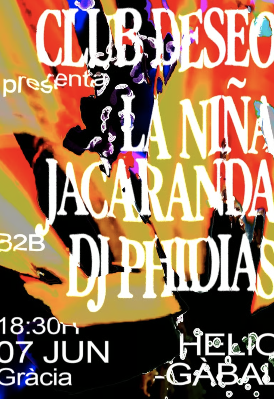 CLUB DESEO: LA NIÑA JACARANDÁ y DJ PHIDIAS
