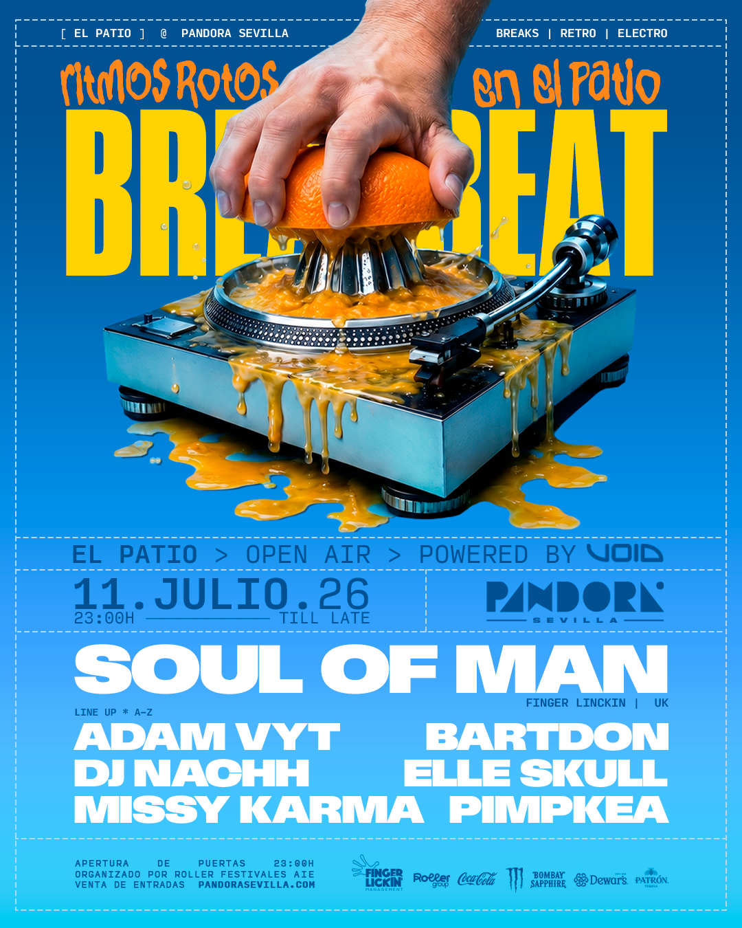Ritmos Rotos en el Patio con Soul Of Man