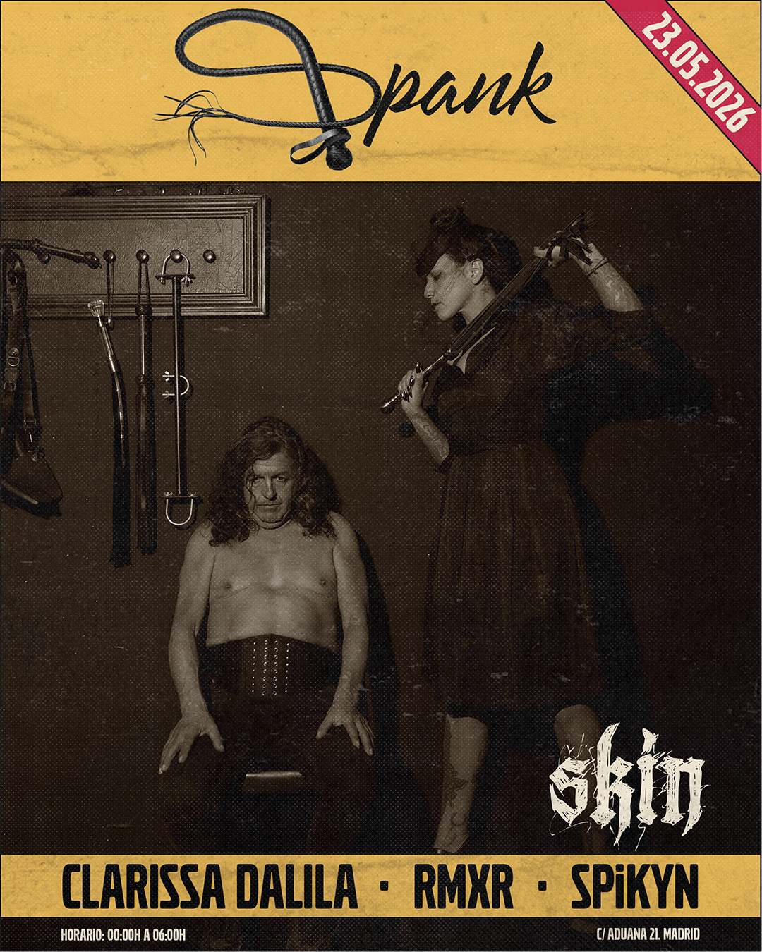 Skin SPANK: Clarissa Dalila + RMXR + SPiKYN