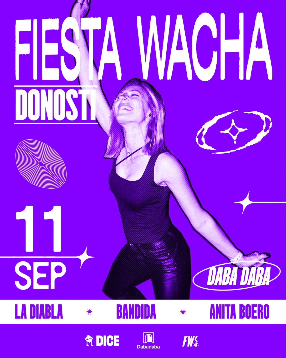 Fiesta Wacha: La Diabla + Bandida + Anita Boero