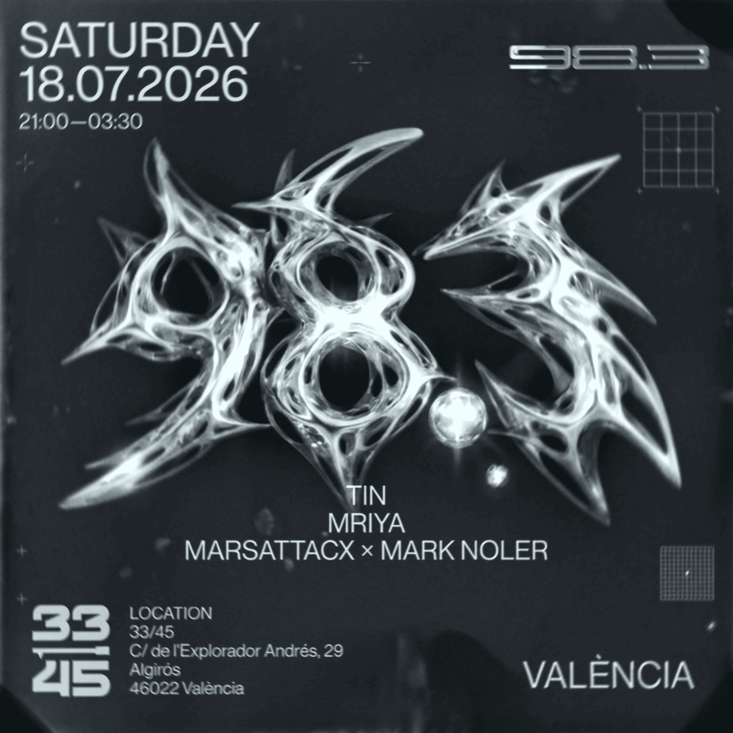 98.3: Valencia Showcase at 33/45