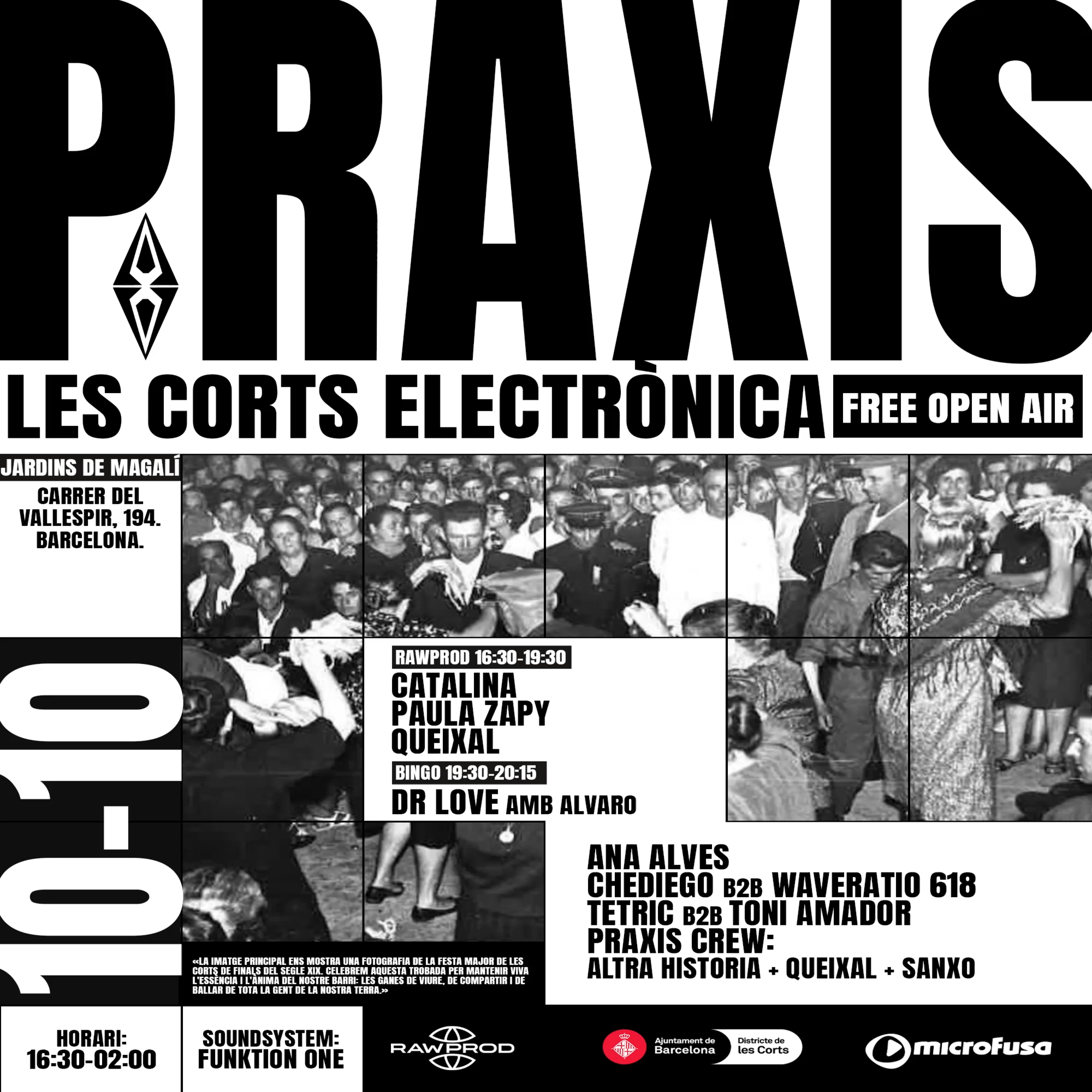 Praxis: Les Corts Electrònica (Free Open Air)