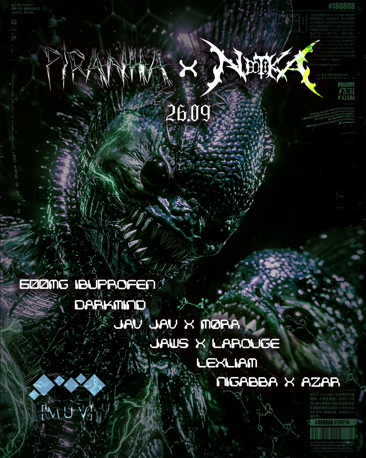 PIRANHA X NEOTIKA: BACK TO MUV