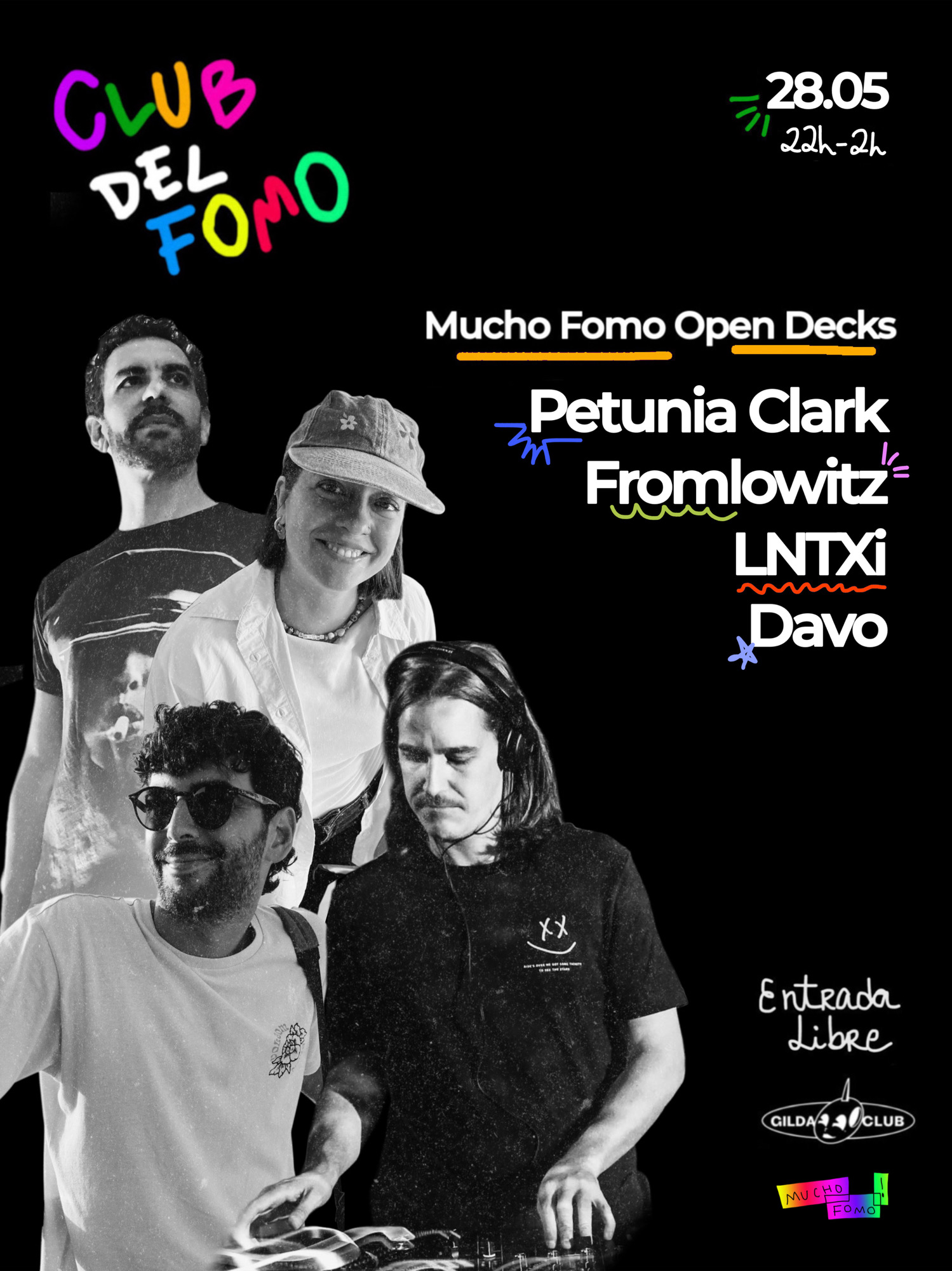 CLUB DEL FOMO: Open Decks (22h - 2h Free / Gratis)