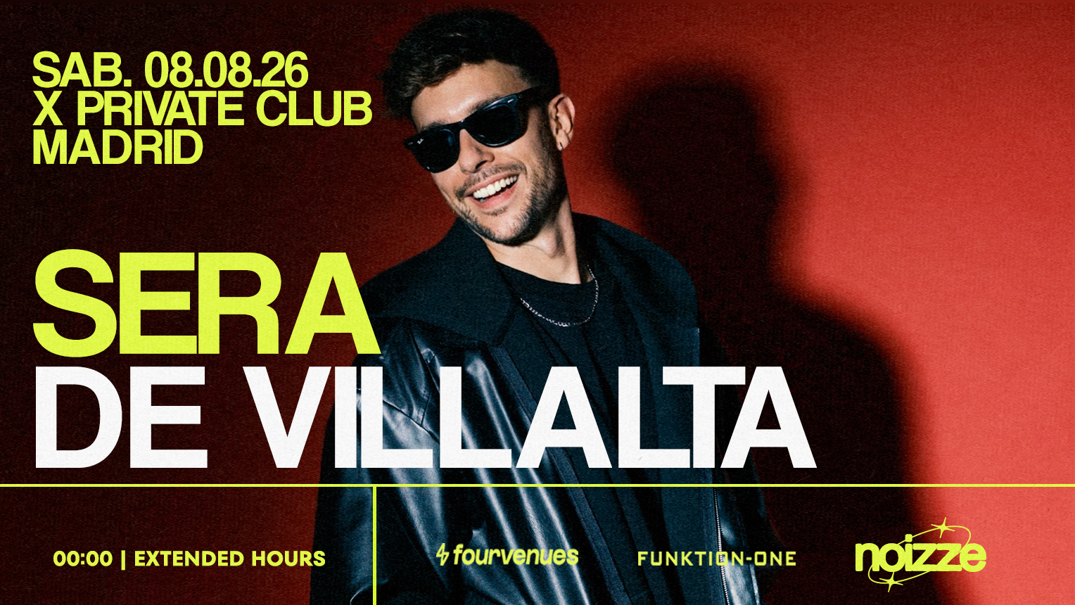 NOIZZE W/ Sera de Villalta (elROW, DEEPERFECT, MOODCHILD) FREE ENTRY