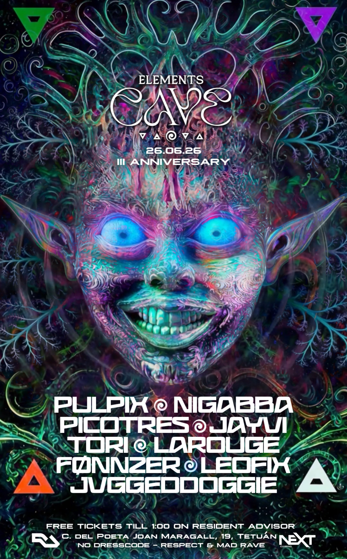 Elements Cave III Aniversario