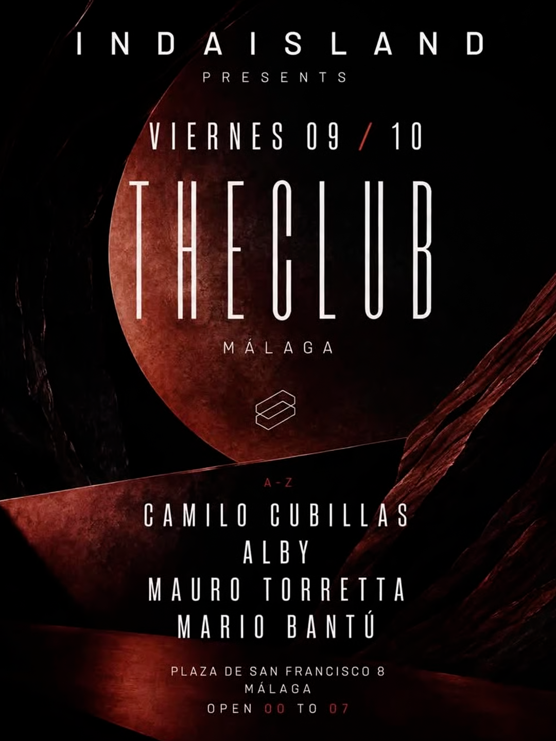 IN DA ISLAND: CAMILO CUBILLAS · ALBY · MAURO TORRETTA · MARIO BANTÚ