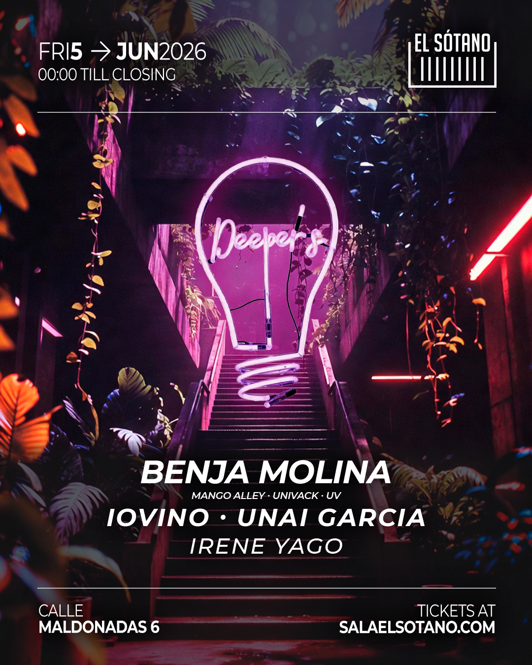 DEEPER'S: Benja Molina, Iovino, Unai García, Irene Yago