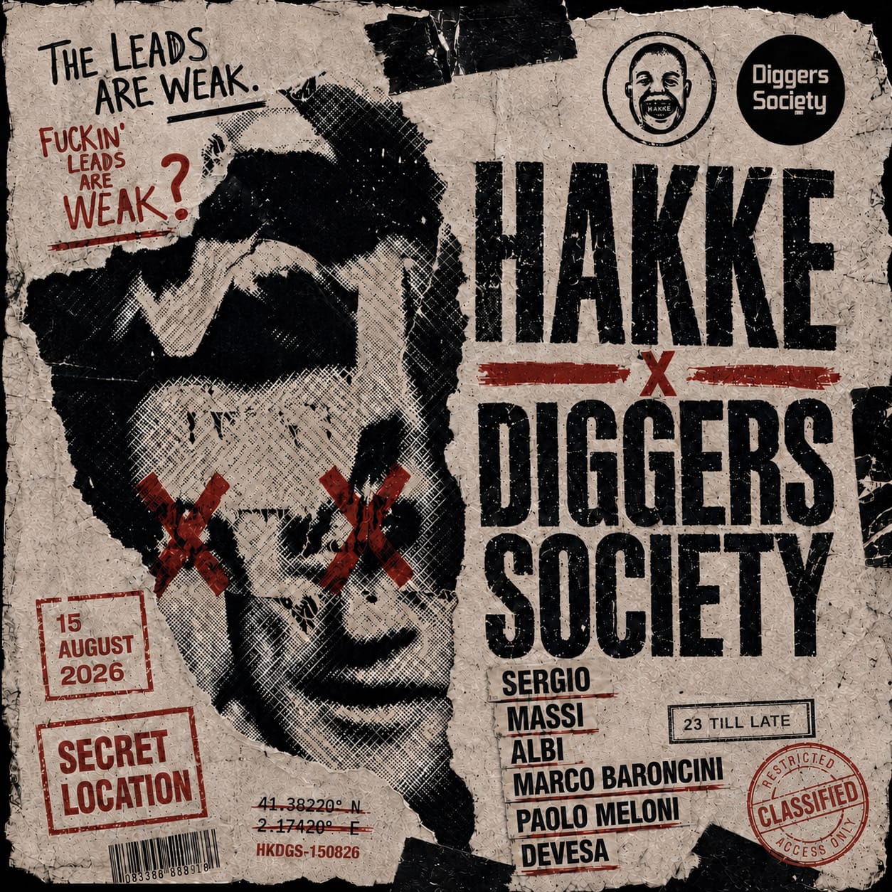 HAKKE X DIGGERS SOCIETY