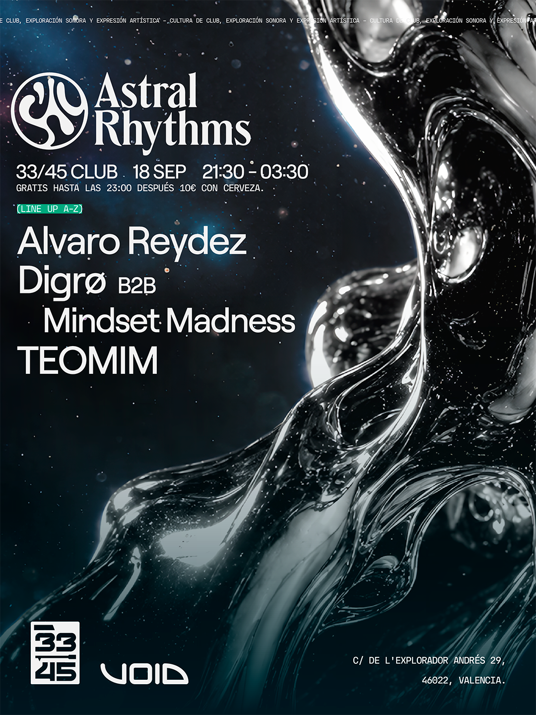 Astral Rhythms x 33/45 Club