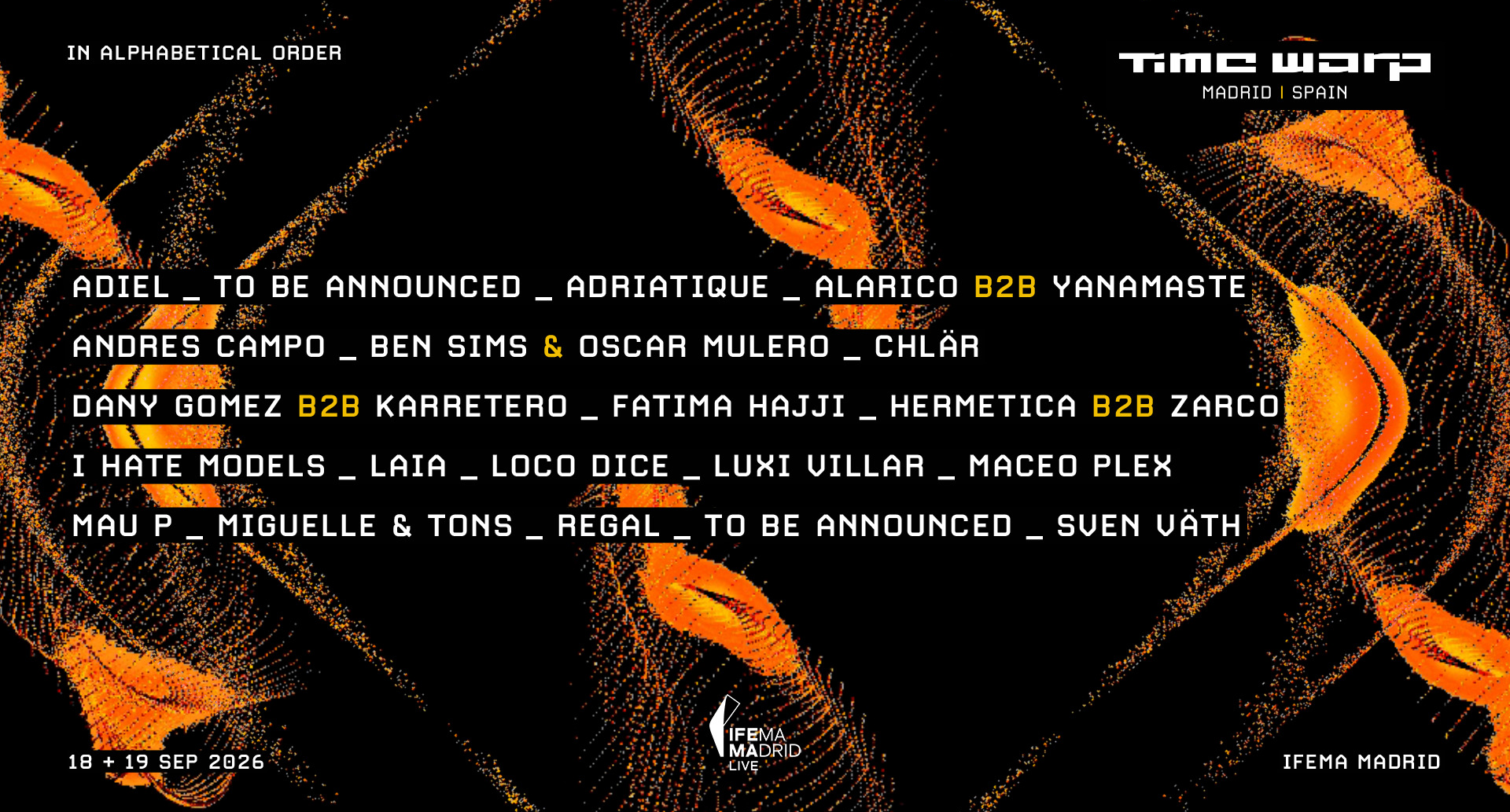 [CANCELLED] Time Warp Spain 2026