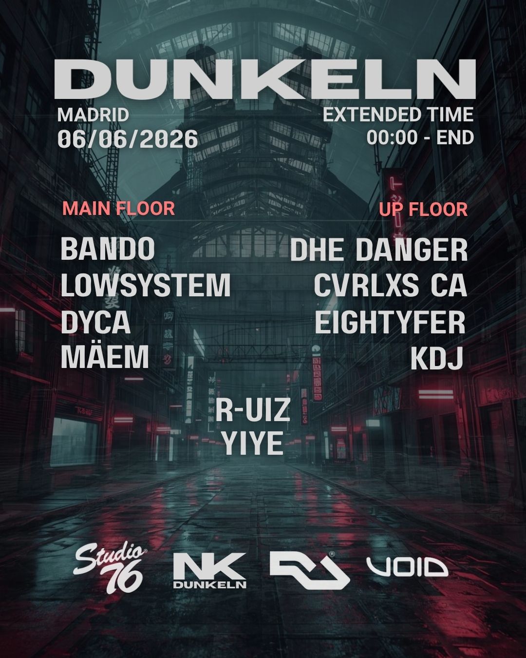 Dunkeln Madrid - 100% vinyl night