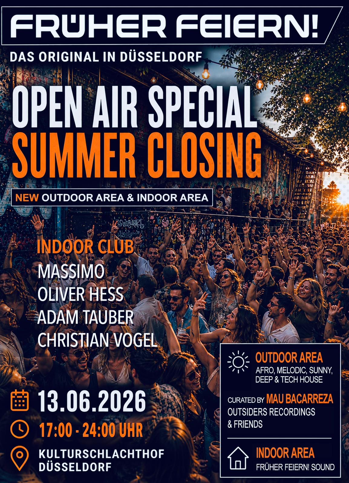 FRÜHER FEIERN! Open Air Special - Summer Closing