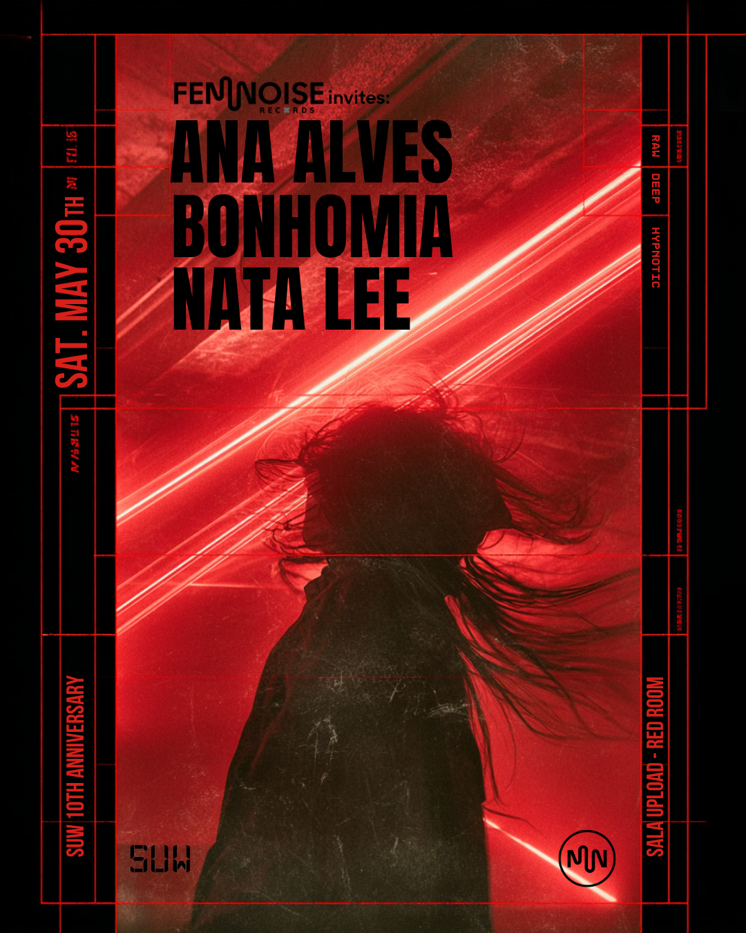 Femnoise Records invites: Ana Alves + Bonhomía + Nata Lee (Red Room - SUW 10th Anniversary)