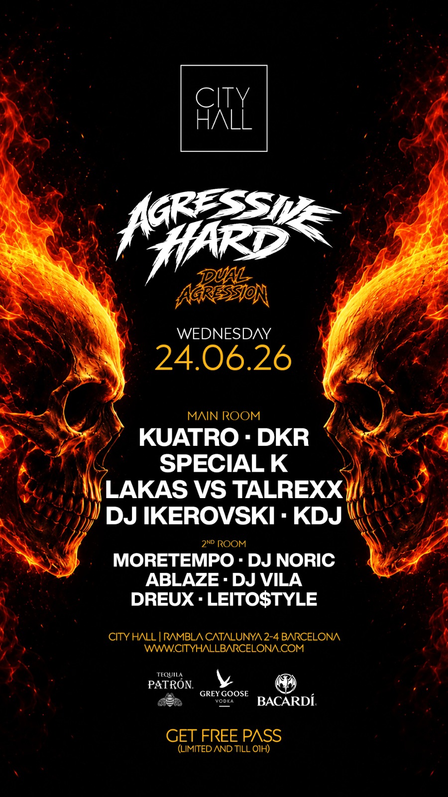 AGRESSIVE HARD – DUAL AGRESSION I LIMITED FREE PASS